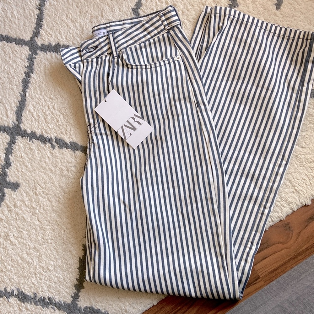 Zara Striped Jeans